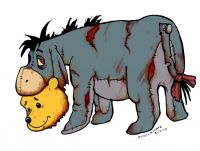 Zombie version of a Disney character